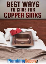 how to care for copper sinks