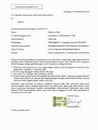 Kementerian hukum dan ham (kemenkumham) membuka 4.558 formasi pada seleksi cpns 2021. Surat Lamaran Kerja