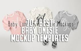 Download 70 Best Baby Onesie Mockup Templates Free Premium
