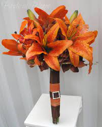 Dia 10w x 20l color theme:purple,lavender, lilac, and white flowers: Wedding Flowers Silk Wedding Tiger Lily Flowers
