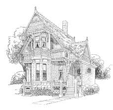 A nantucket cottage exhibits an outsize personality that enhances its tiny dimensions. Victorian Houses Coloring Pages Download And Print For Free