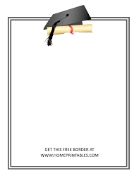 15 Free Graduation Borders With 5 New Designs Home Printables Page Borders Design Free Printable Graduation Invitations Graduation