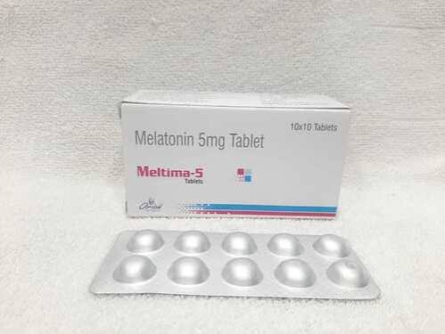 Meltima - Melatonin 5mg Tablets | Regulate Sleep Cycle, Promote Relaxing Sleep, Help with Anxiety, 10x10 Tablets Pack at 90.00 INR at Best Price in Ahmedabad | Orion Life Science