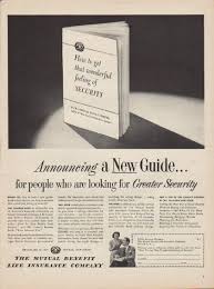 1949 Mutual Benefit Life Insurance Company Ad Announcing A New Guide Life Insurance Companies Personal Insurance Insurance Company