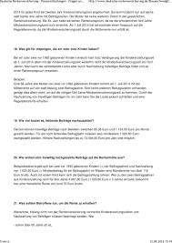 Plus bei vor 1992 geborenen kindern. Fragen Und Antworten Zur Mutterrente Pdf Free Download