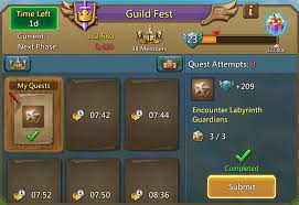 · elite is unlocked by purchasing the. Lords Mobile Guild Fest Encounter Labyrinth Guardians