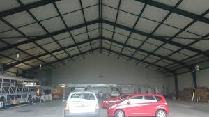 Bird Netting Installed Under A Warehouse Roof Bird Netting Bird Control Installation