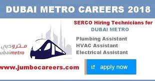 Latest Job Openings In Dubai Metro 2018 Dubai Metro Jobs For Indians Dubai Metro Careers 2018 Serco Careers 2018 Serco Jobs In Job Opening Dubai Technician