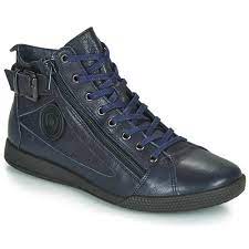 Toute la nouvelle collection pataugas femme disponible. Pataugas Palme Marine Kostenloser Versand Spartoo De Schuhe Sneaker High Damen 119 20