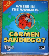 The format was virtually identical to that of world. Where In The World Is Carmen Sandiego Card Game Board Game Boardgamegeek
