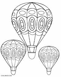 Printable Hot Air Balloon Coloring Pages For Kids Coloring Pages Hot Air Balloon Balloons