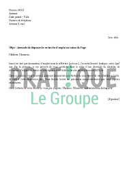 Certificat d'études primaires diplome : Lettre De Demande De Dispense De Recherche D Emploi En Raison De L Age Pratique Fr
