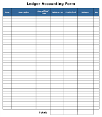 Check out our free printable paper today and get to customizing! 10 Best Accounting Ledger Template Printable Printablee Com