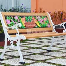 Columba Kursi Taman Panjang Bangku Taman Desain Furniture