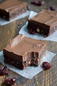 Raw Iced Chocolate Cherry Brownies Recipe Raw Brownies Cherry Brownies Raw Desserts
