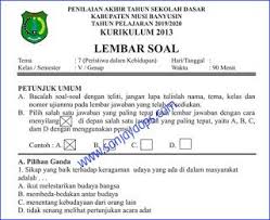 Pin Di Soal Tematik Kurikulum 2013 Sd