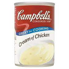 Made with lean chicken and fresh cream and containing no artificial colours or flavours, it's delicious eaten on its own or in easy weeknight recipes. Campbell S Condensed Cream Of Chicken Soup 295g Sainsbury S