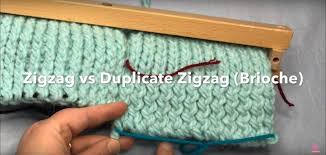 This knitted square is made with 12 stitches and 1 row. Loom Double Knit Stockinette Stitch Comparison Goodknit Kisses