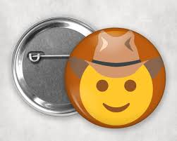 Sad Cowboy Emoji Keychain Unique sad cowboy emoji stickers designed and sold by artists. indian american muslim council