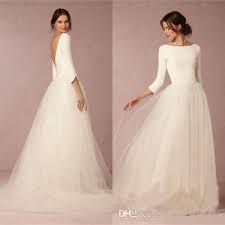 Discount Cheap Stunning Winter Wedding Dresses A Line Satin Top Backless 2016 Bridal Gowns With Casual Wedding Dress Designer Bridal Gowns Winter Wedding Dress