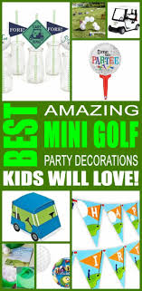 Add a personalized golf house sign or house number plaque to your golf themed outdoor decor. Party Decoration Ideas