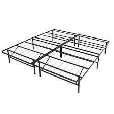 These low profile box springs offer sleeping luxury at home. Best Choice Products Platform Metal Bed Frame Foldable No Box Spring Needed Mattress Foundation King Black Walmart Com Walmart Com