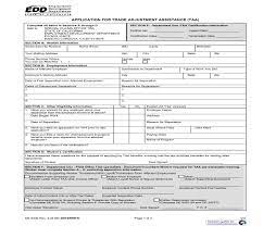 Application For Trade Adjustment Assistance Taa California Application Assistant
