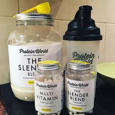 The Slender Blend Supplements Packaging Low Calorie Protein Shake Low Calorie Protein