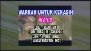 Negara kita kehilangan seorang tokoh wartawan sasterawan pada 30 mac lalu dengan pemergian allahyarham datuk dr. Warkah Untuk Kekasih Ways Hq Youtube