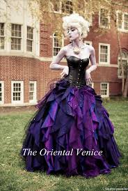 Popular Purple Corset Wedding Dresses Buy Cheap Purple Corset Gothic Wedding Dress Ursula Dress Wedding Dresses Corset