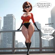 Elastigirl Gets Fucked By Frozone [HQAnimeART] - English - Porn Comics