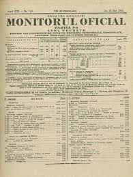 Rezultate pentru ▷ monitorul oficial ▷ în timişoara ; FiÈier Monitorul Oficial Al Romaniei Partea 1 1941 05 22 Nr 119 Pdf Wikipedia
