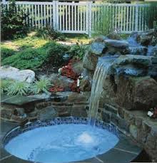 They usually features boulders, river rocks, gravel or driftwood as the base for the fall and take a. 75 Relaxing Garden And Backyard Waterfalls Digsdigs