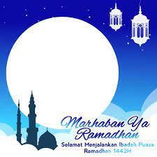 Setelah satu bulan penuh umat muslim menunaikan ibadah puasa ramadhan, tibalah saatnya untuk menyambut. Twibbon Ramadhan 1442h