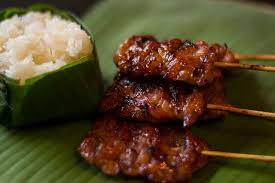 Moo ping (literally grilled pork) are little skewers of porky deliciousness, and probably thailand's most popular street. Moo Ping Cool Cat Hot Food Food Thai Street Food Asian Street Food