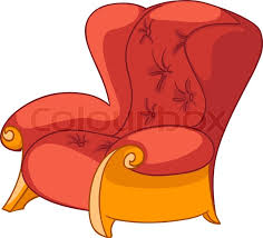 Image result for big orange chair cartoon