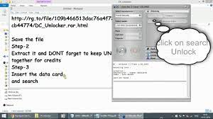 Press the mirror icon (3) to start scanning, once the modem is . Unlock Data Card By Dc Unlocker Credit Cracked No Survey Youtube