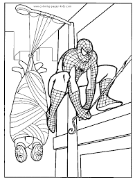 And until now, the story of spiderman or often called spidey has been told in comics. Spiderman Coloring Online Spiderman Catching Bag Guys