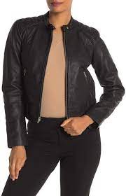 Andrew Marc Gallows Racer Leather Jacket Nordstrom Rack Leather Jacket Faux Leather Jacket Outfit Leather Jacket Style
