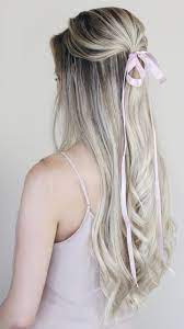 Simple Hairstyles Incorporating Bows Ribbon Alex Gaboury Hair Styles Ribbon Hairstyle Easy Hairstyles