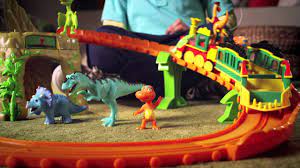 Dinosaur train interaction toys with smarttalk technology by learning curve. Time Tunnel Mountain Set Dinosaur Train Youtube