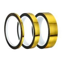 Uxcell 5mm 15mm 25mm Width 50m Prism Tape Holographic Reflective Adhesive  for Crafting Wrapping Decoration Gold