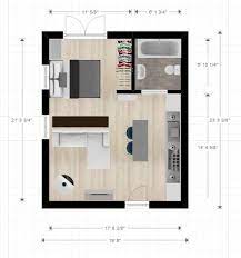 20ftx24ft Cabin Or Studio Apartment Layout Studio Apartment Floor Plans Studio Floor Plans Apartment Layout