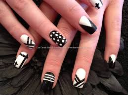 Since acrylic nails are a combination of liquid monomer and powder polymer when applied to your nails and exposed to the 15. 43 Fabulous Black Acrylic Nails Art Designs Style Picsmine