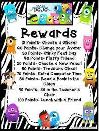 Class Dojo Reward Ideas Freebie Editable Class Dojo Rewards Class Dojo Dojo Rewards
