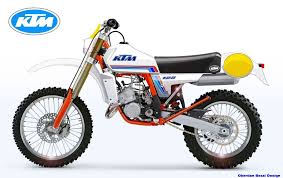 Ktm 125 Classic Series Look 1980 Enduro Motorcycle Motocross Bikes Vintage Motocross