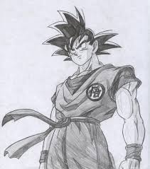 He doesn't have that flamboyant. Goku Drawings Pencil Pic 23 Drawing And Coloring For Kids Dragon Ball Painting Goku Drawing Dragon Ball Art