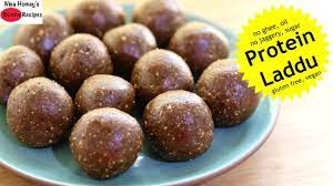 These ladoos need just a tbsp of ghee or oil. Protein Laddu Tasty Healthy Nutritious Ladoo Recipe No Jaggery Sugar Ghee Oil Skinny Recipes Youtube