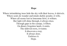 Original Poem Hope Onelessword Books Writing Amino