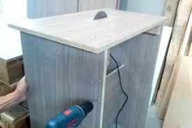 How To Make A Homemade Table Saw With Circular Saw 6 Steps With Pictures Diy Table Saw Circular Saw Homemade Tables